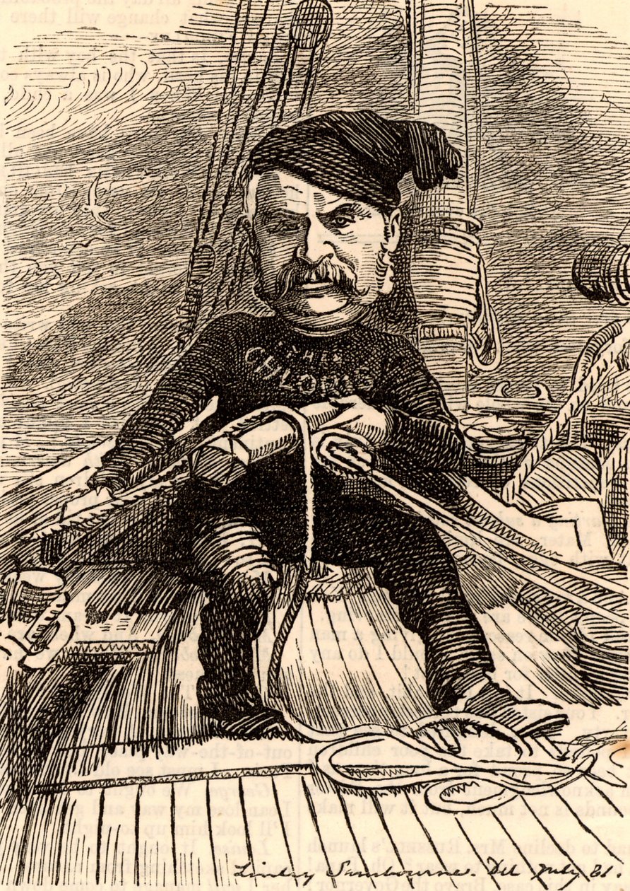 William Schwenck Gilbert (1836-1911) da Edward Linley Sambourne