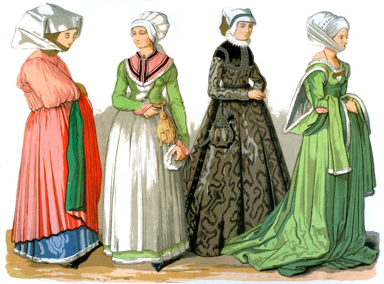 Donne di Norimberga, Germania, XVI secolo 1849 da Edward May