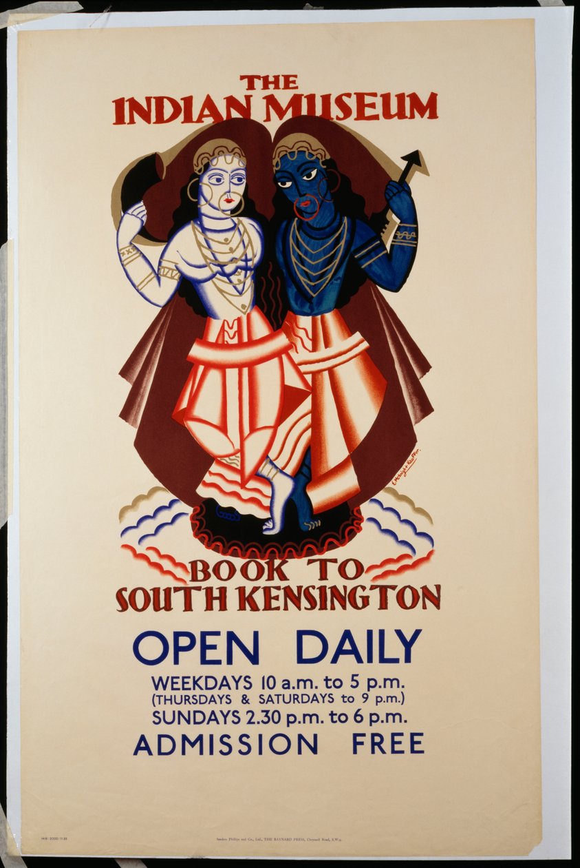 Il Museo Indiano da Edward McKnight Kauffer
