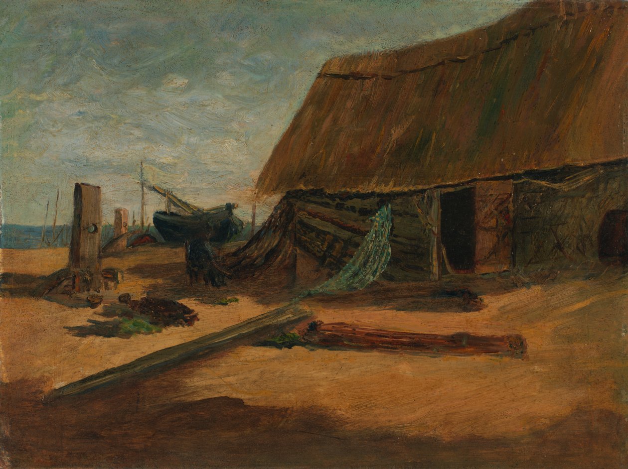 Baracche da pesca da Edward Mitchell Bannister