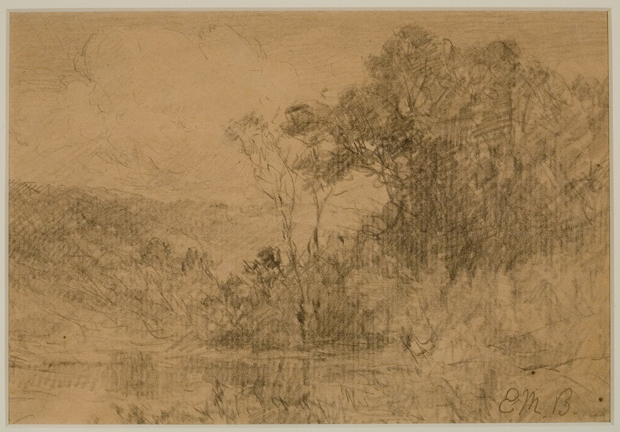 Paesaggio, boschi (#36) c. 1880s da Edward Mitchell Bannister