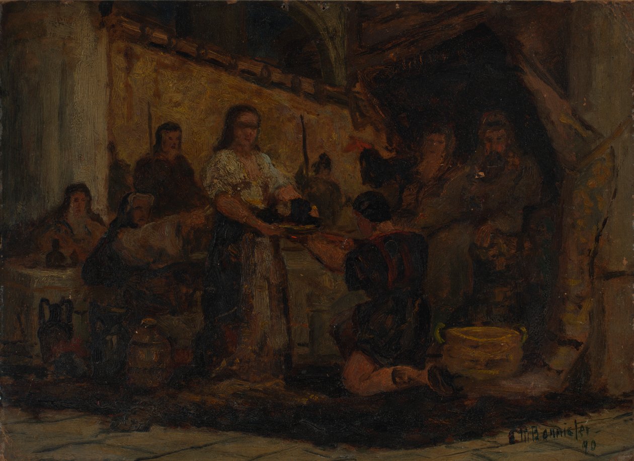 Salomè riceve la testa di Giovanni Battista, 1890 da Edward Mitchell Bannister