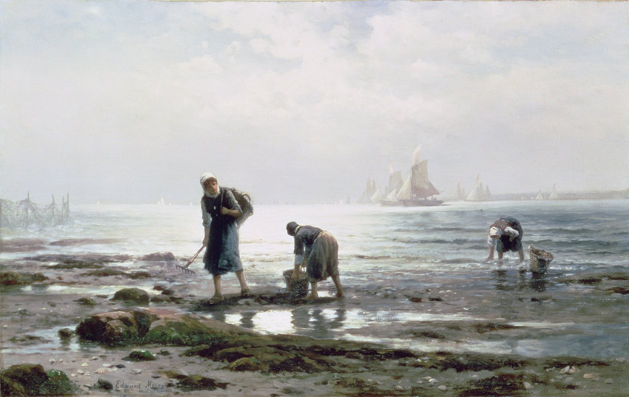 Raccoglitori di ostriche da Edward Moran