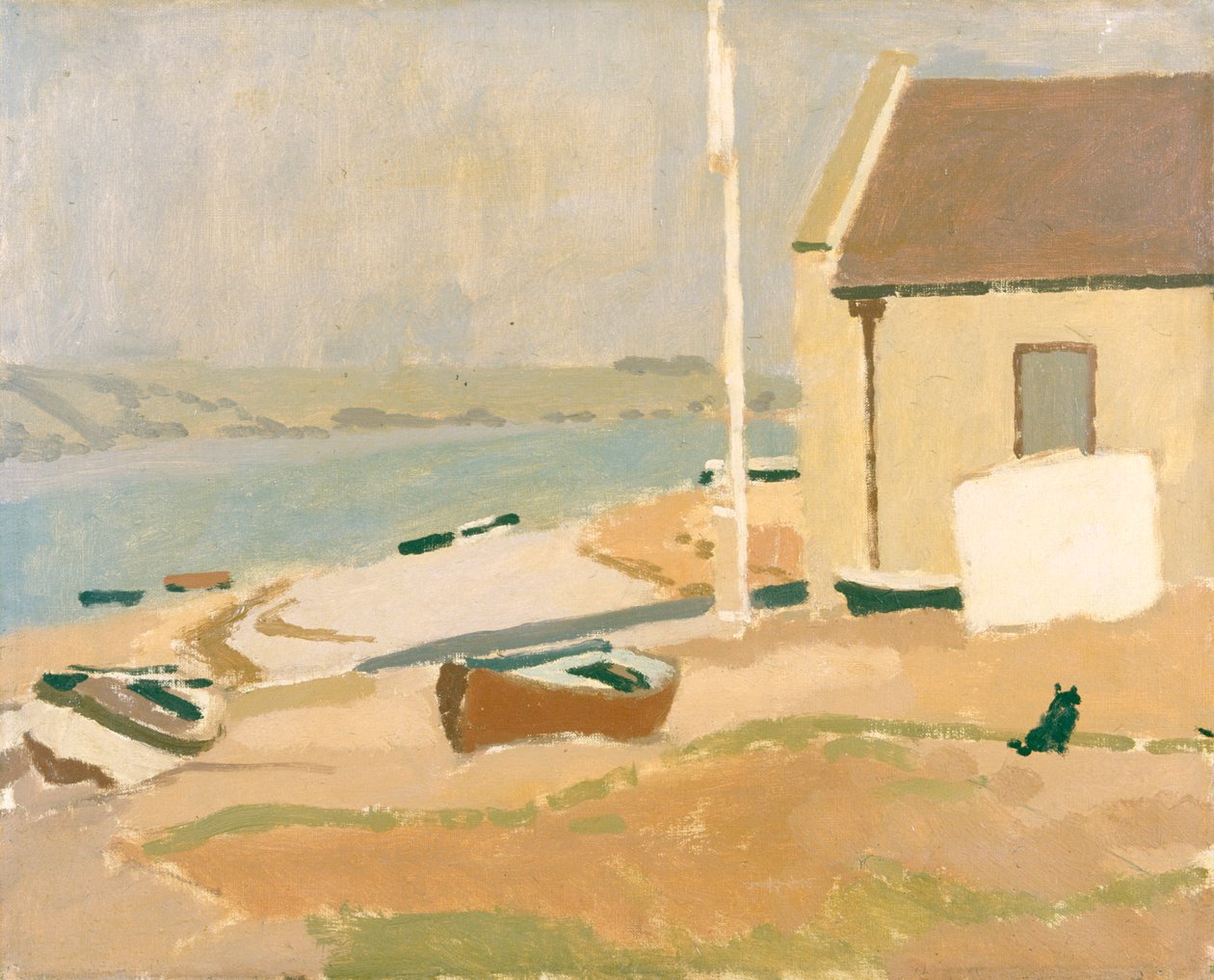Casa della Scialuppa di Salvataggio, Ferryside, 1923-1943 da Edward Morland Lewis