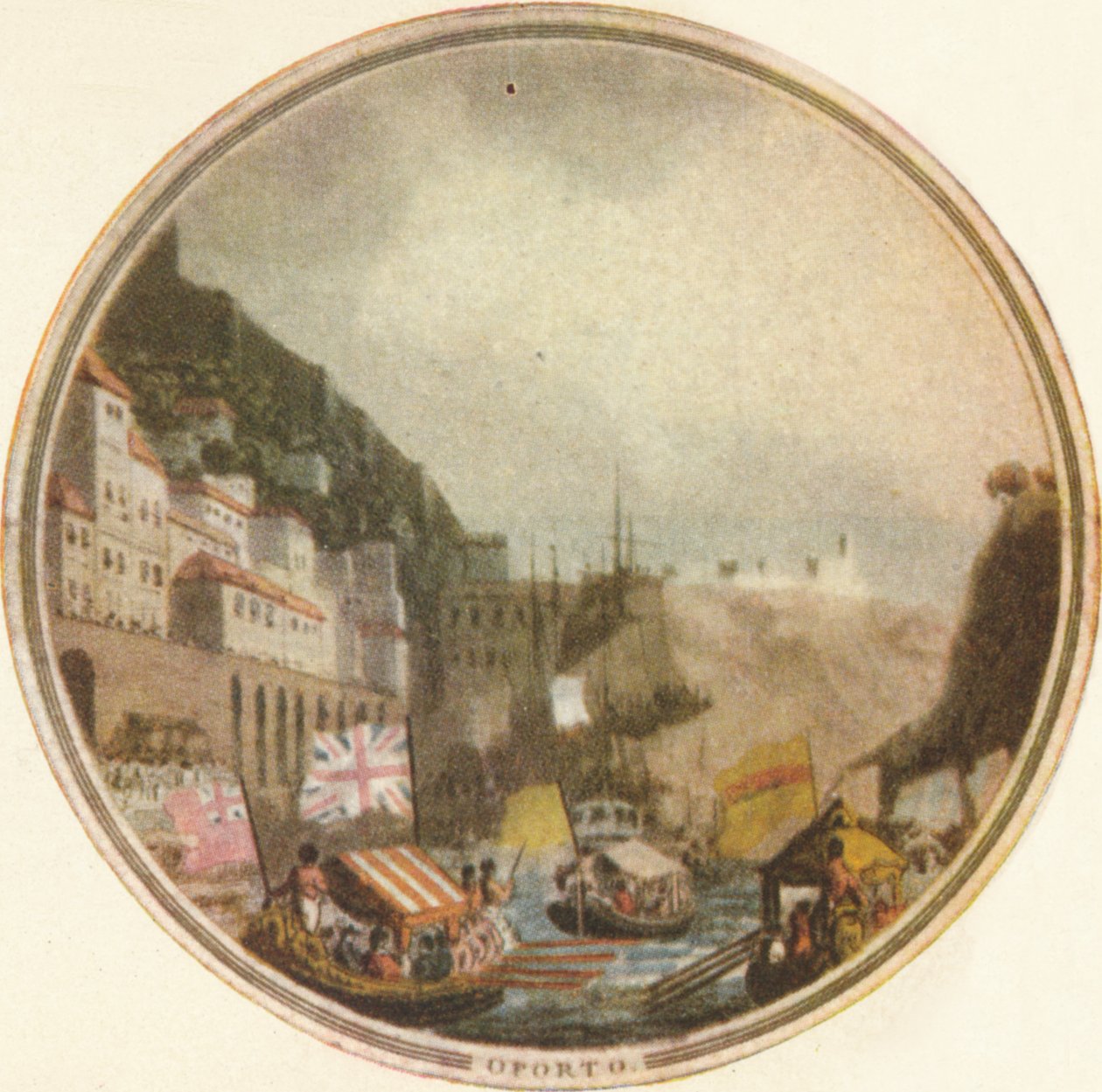 Passaggio del Douro, 1815, 1910 da Edward Orme