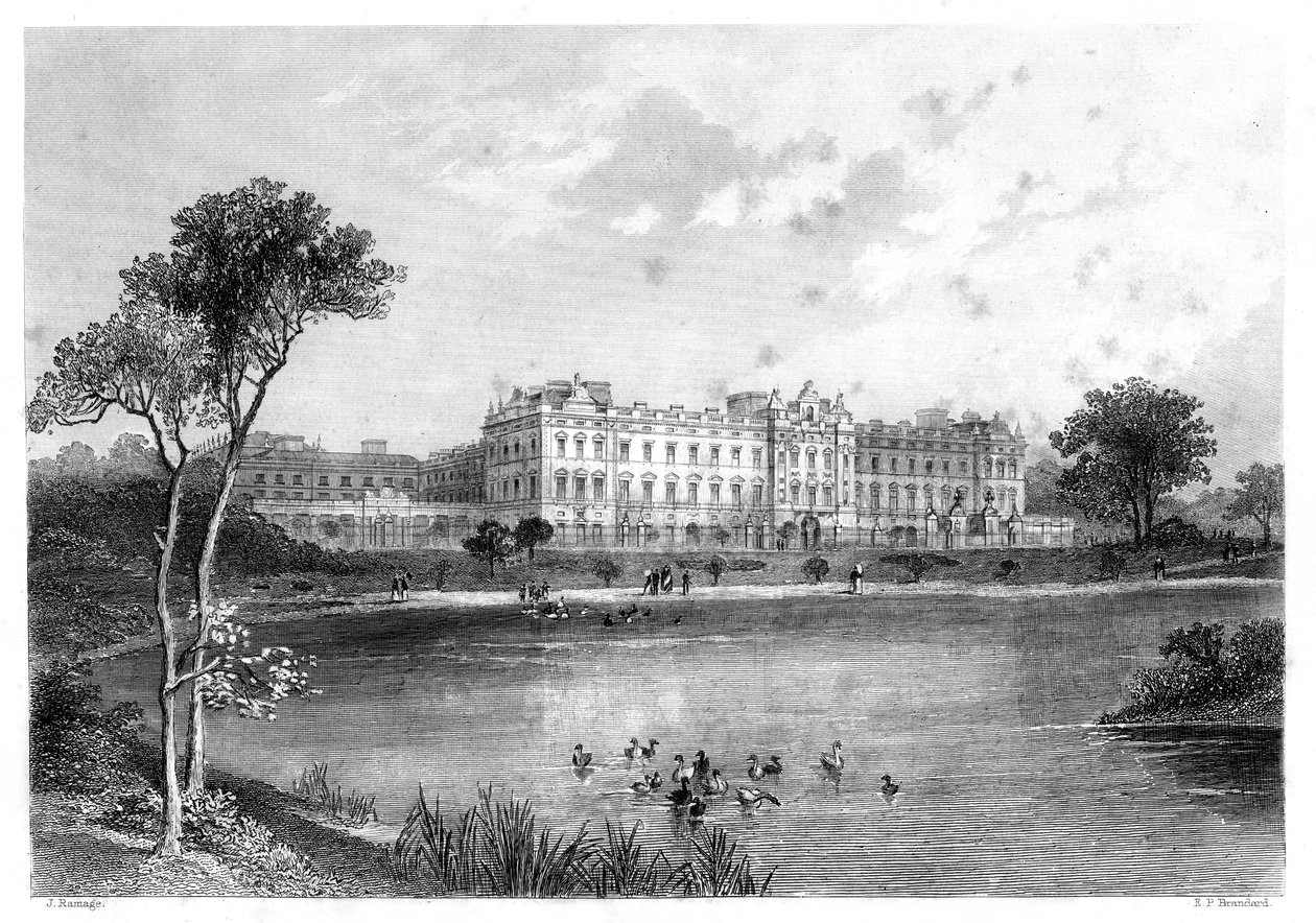 Buckingham Palace, Londra da Edward Paxman Brandard