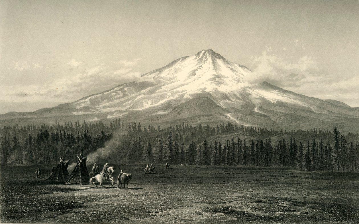 Monte Shasta, 1872 da Edward Paxman Brandard