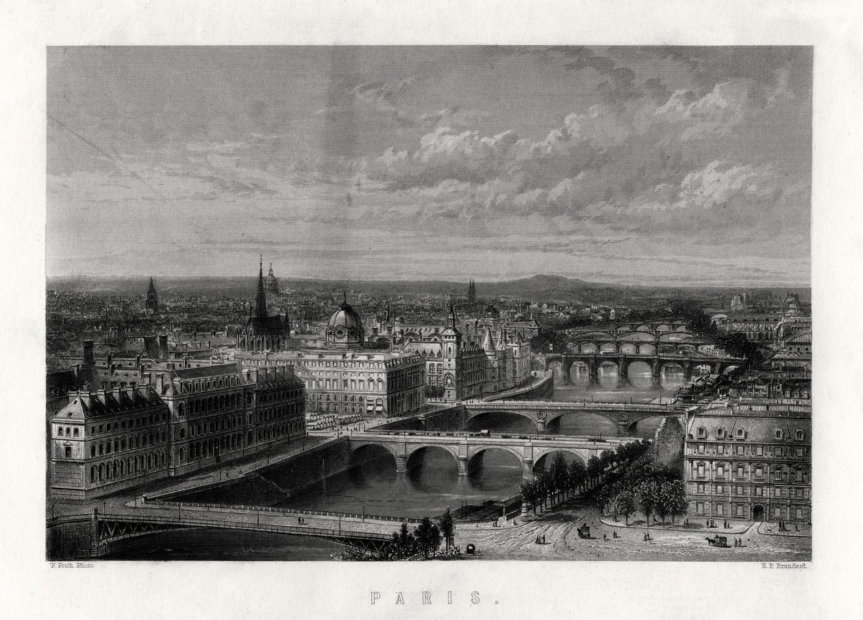 Parigi, Francia, 1883 da Edward Paxman Brandard