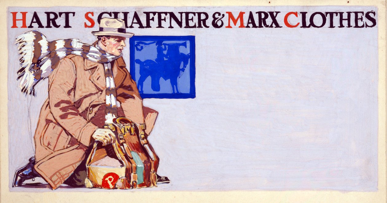 Pubblicità per Hart, Schaffner & Marx Clothes, pub. 1900 da Edward Penfield