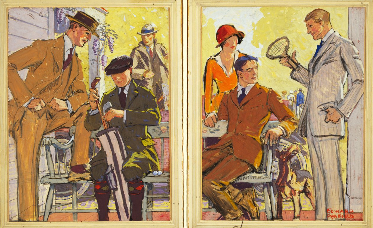 Pubblicità per Hart, Schaffner & Marx Clothes, pub. 1900 da Edward Penfield