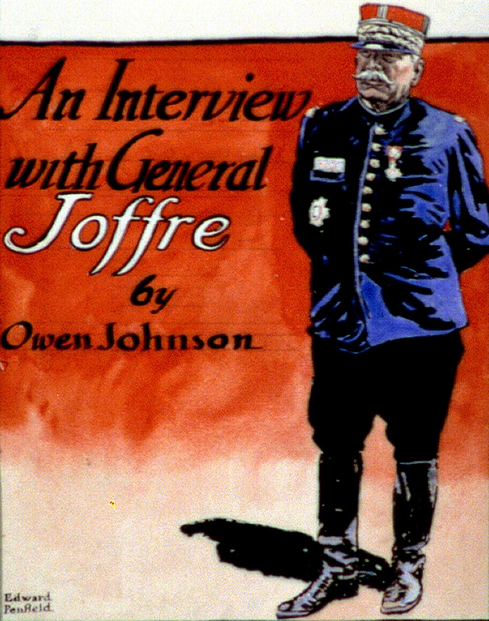 Generale Joffre (1852-1931), comandante militare francese. Edward Penfield (1866-1925) artista e illustratore americano. Copertina della rivista 