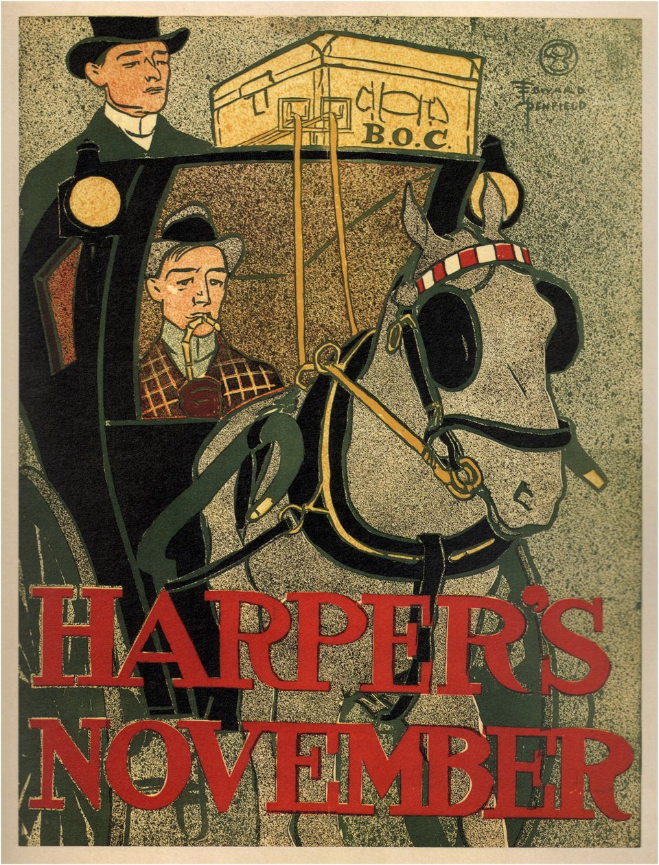 Harpers novembre, 1896 da Edward Penfield