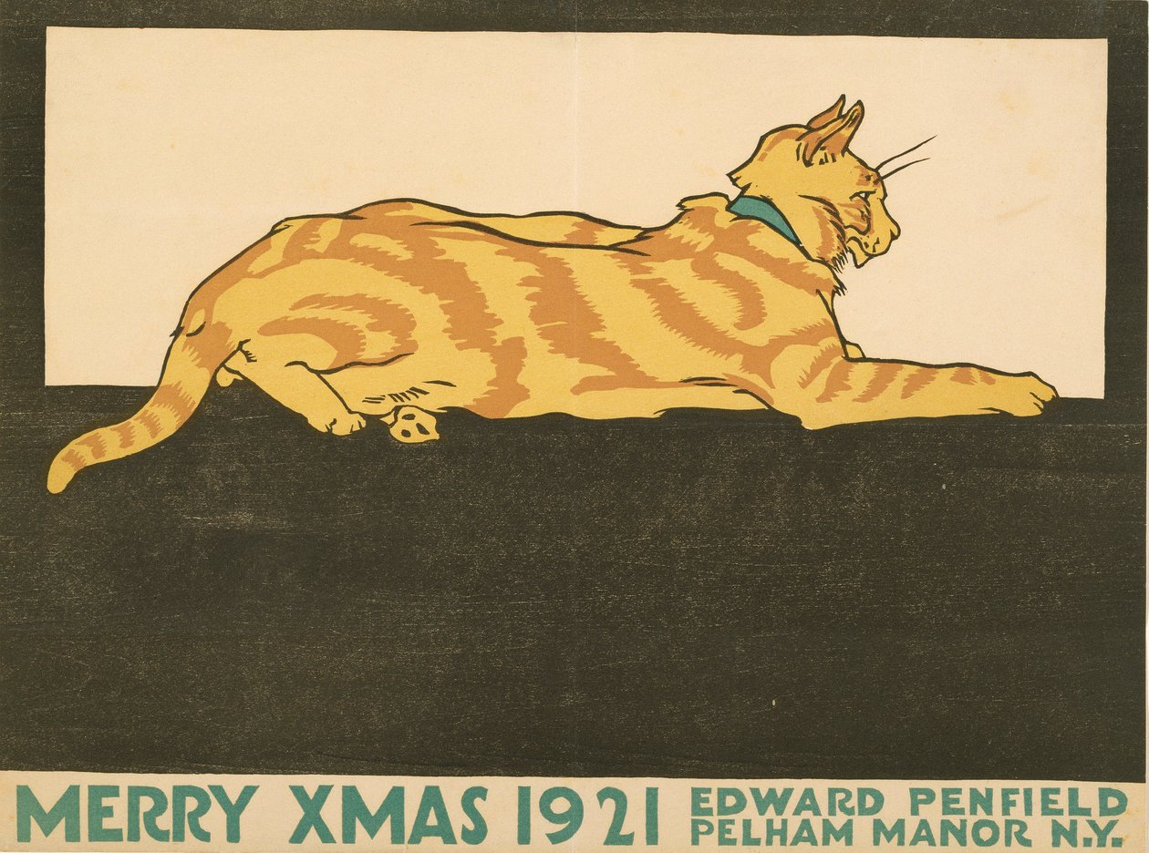Fröhliche Weihnachten, 1921 da Edward Penfield