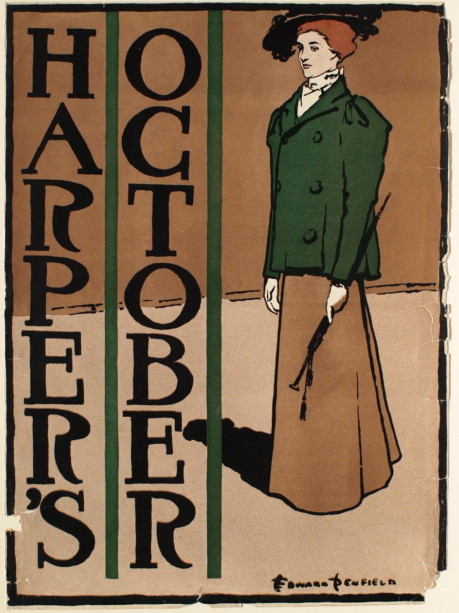 Donna in tailleur verde e marrone, Harper