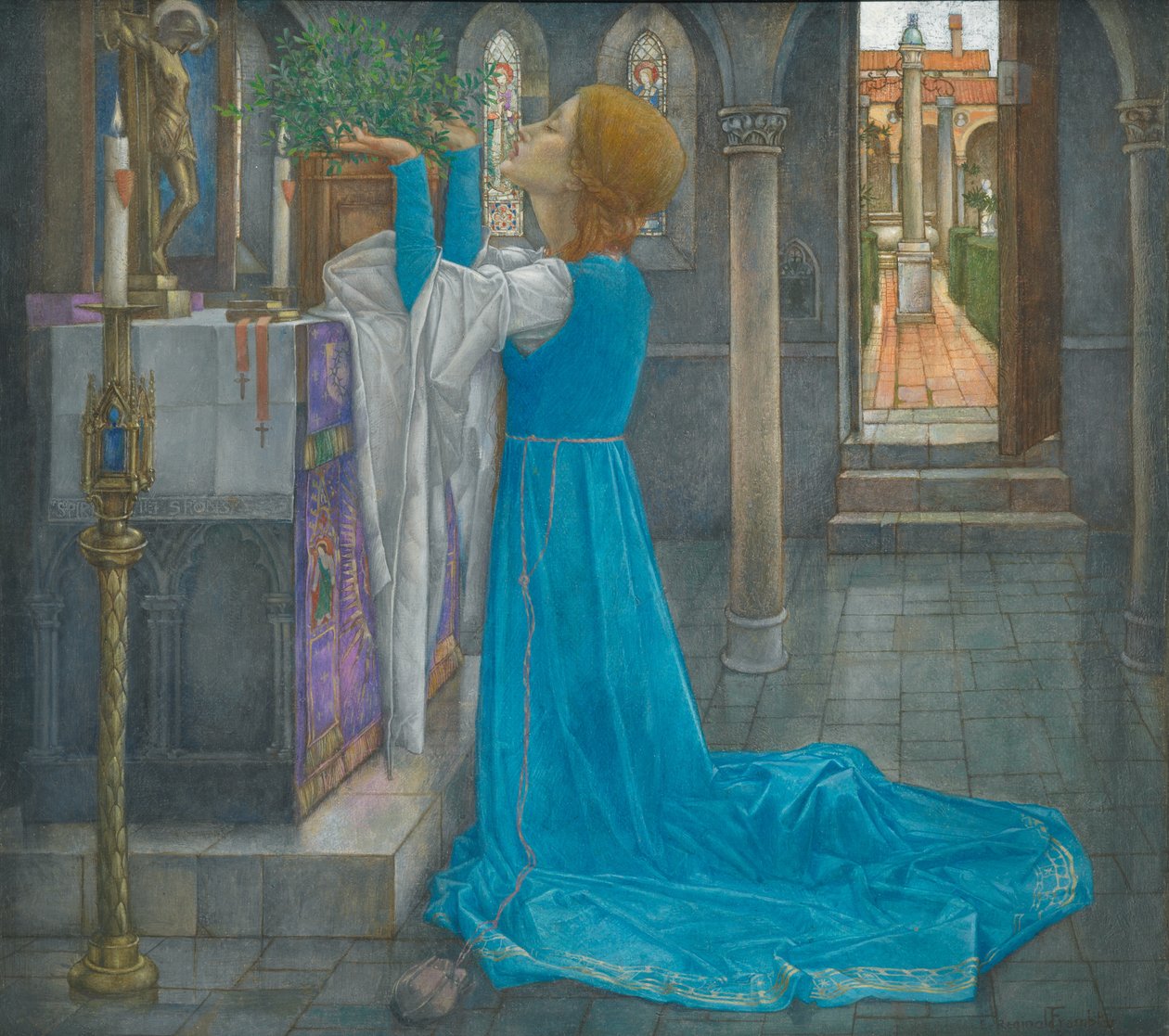 Isabella e il vaso di basilico da Edward Reginald Frampton