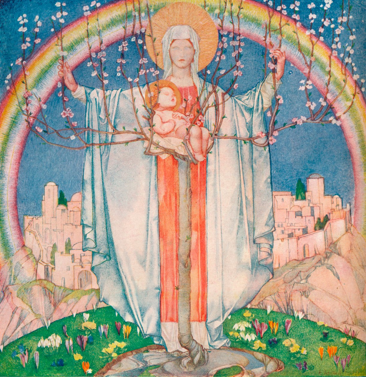 La Madonna di Promessa da Edward Reginald Frampton