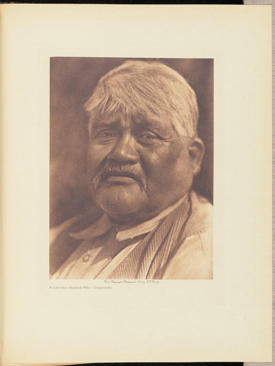 Capitano Big Man - Diegueño da Edward S. Curtis