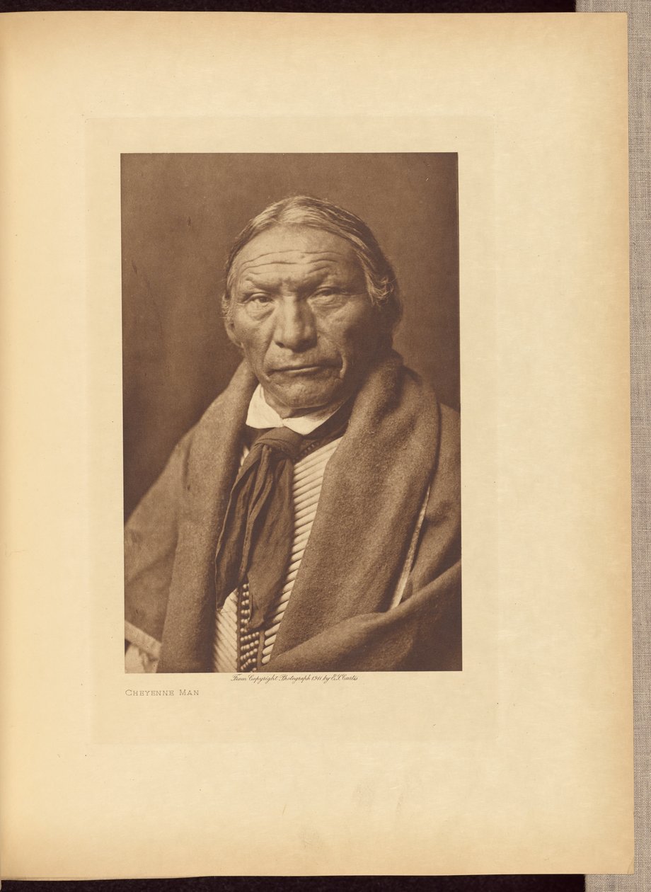 Uomo Cheyenne da Edward S. Curtis