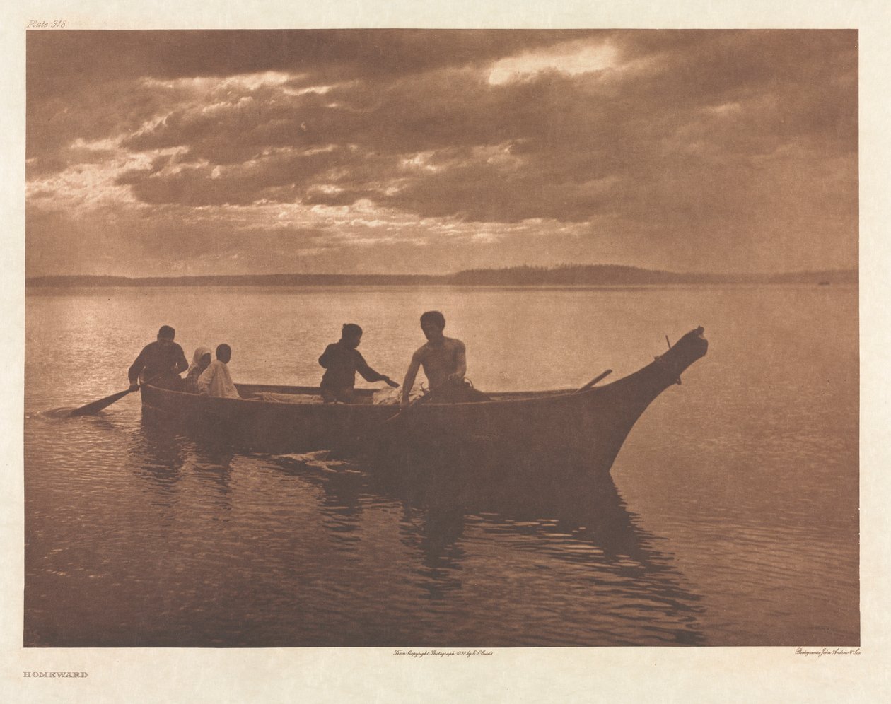 Portfolio IX, Tavola 318: Verso Casa da Edward S. Curtis