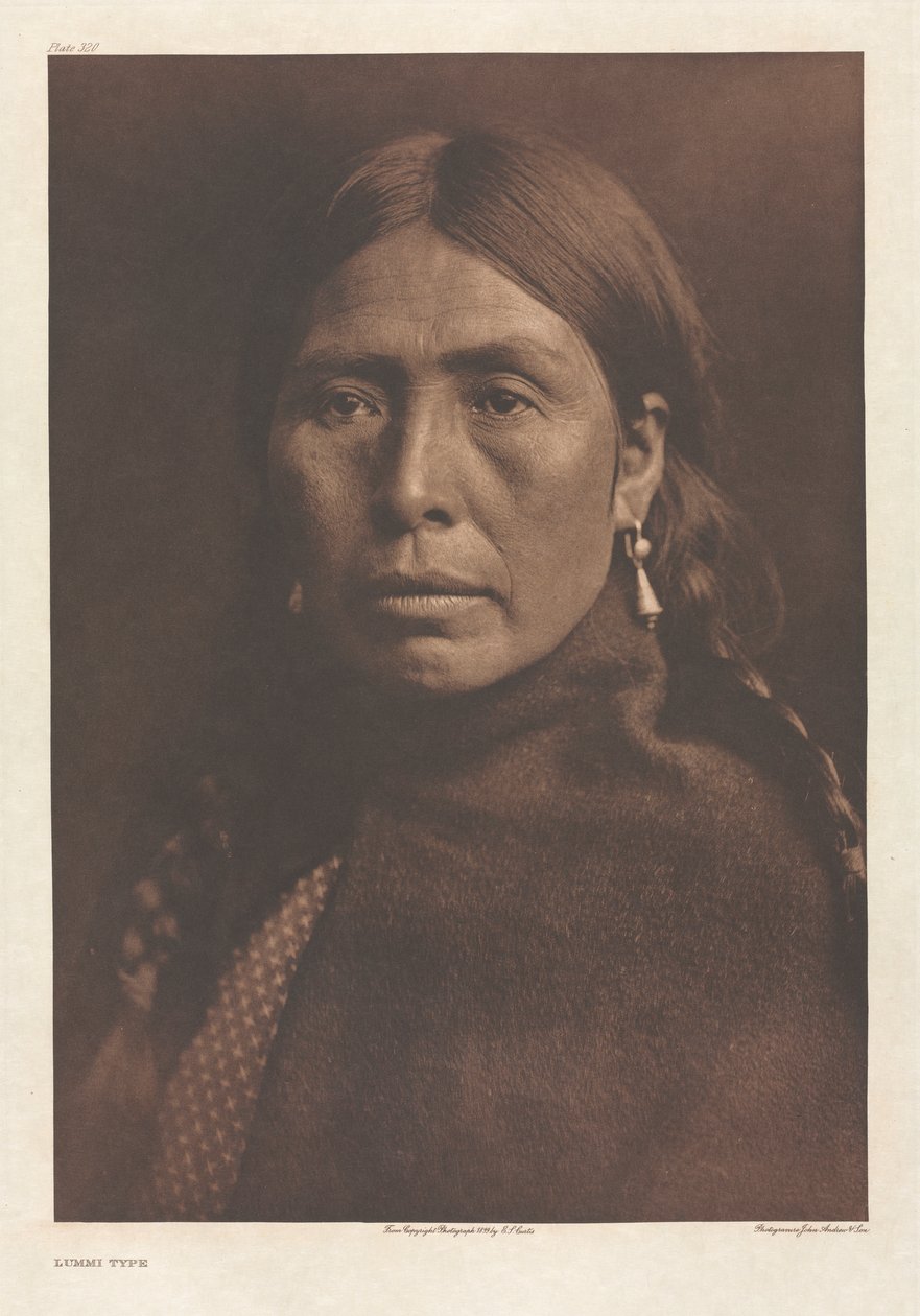 Portfolio IX, Tavola 320: Tipo Lummi da Edward S. Curtis