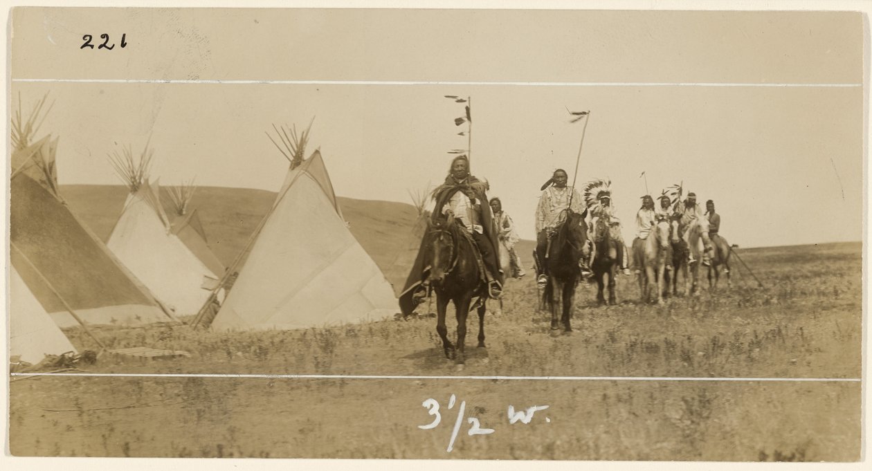 [Cavalieri e tepee] da Edward S. Curtis