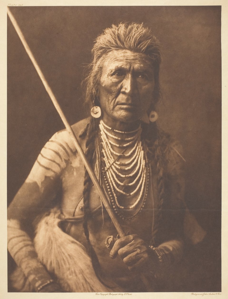 Lupo - Apsaroke da Edward S. Curtis