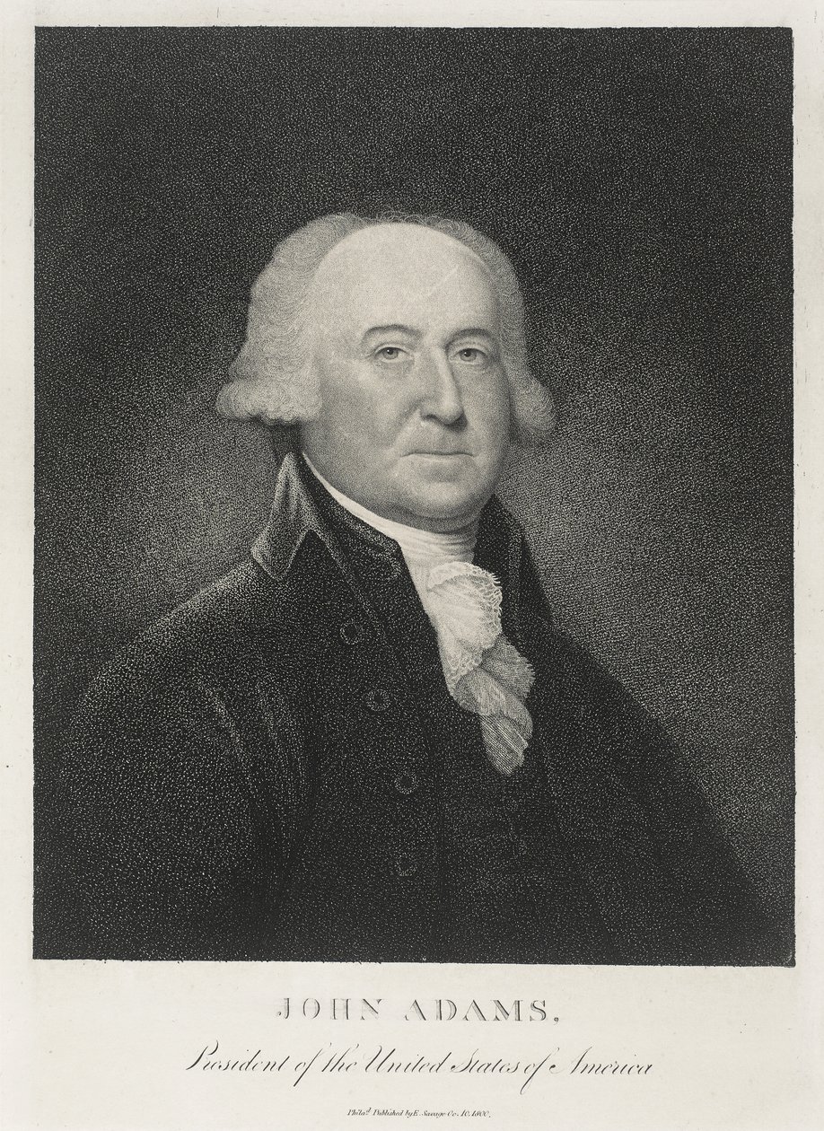 John Adams, secondo presidente degli Stati Uniti da Edward Savage