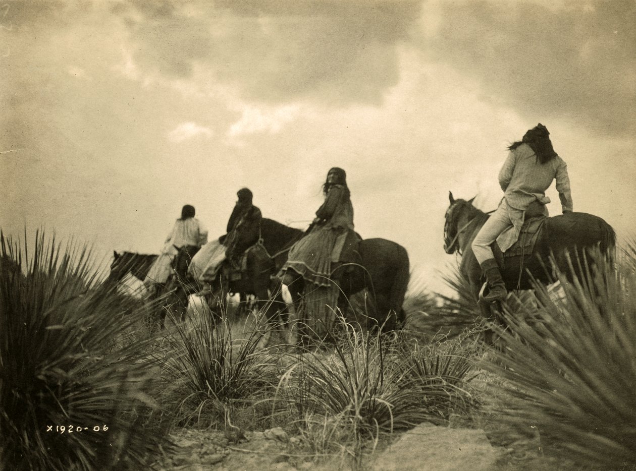 Prima della tempesta, 1906 circa (foto b/n) da Edward Sheriff Curtis
