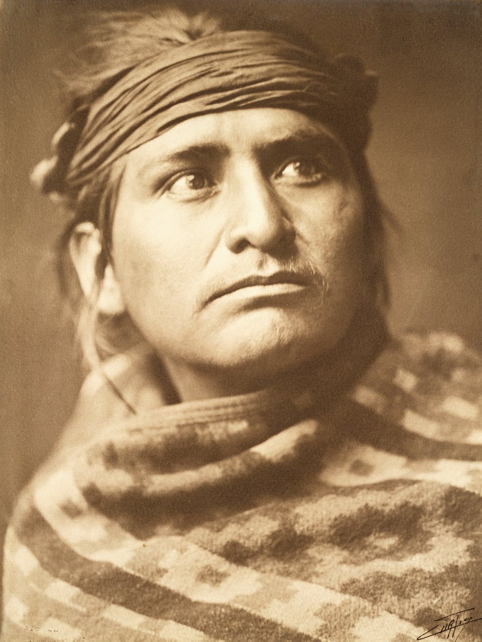 Capo del Deserto, Navaho da Edward Sheriff Curtis