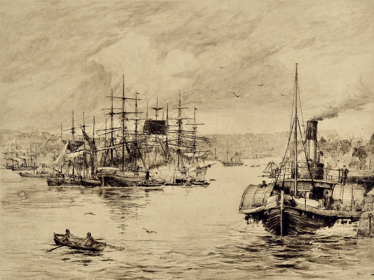 Il Tyne: A Shields (c.1880) da Edward Slocombe