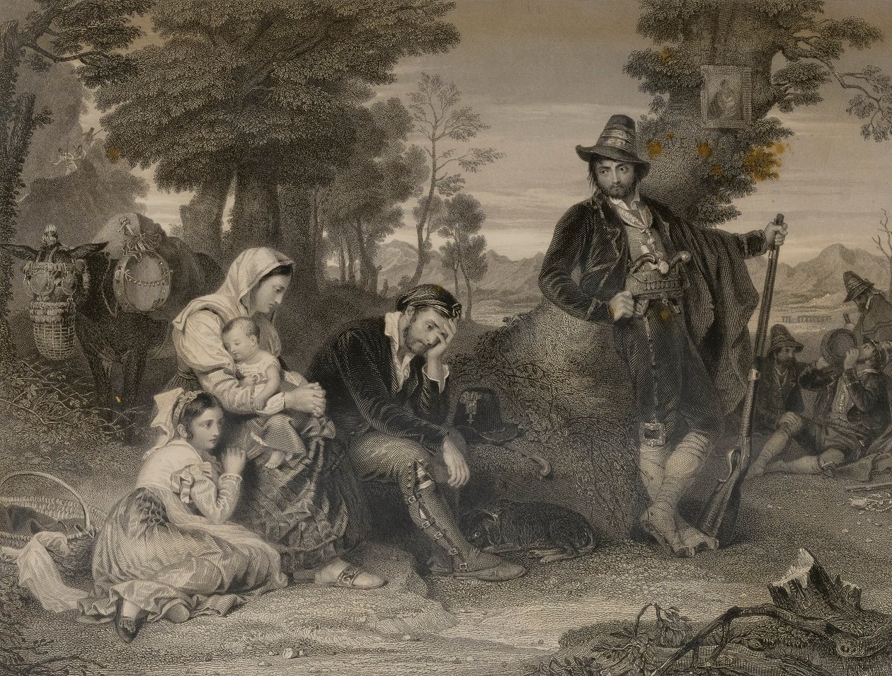 Famiglia Contadina prigioniera dei Banditi da Edward Smith