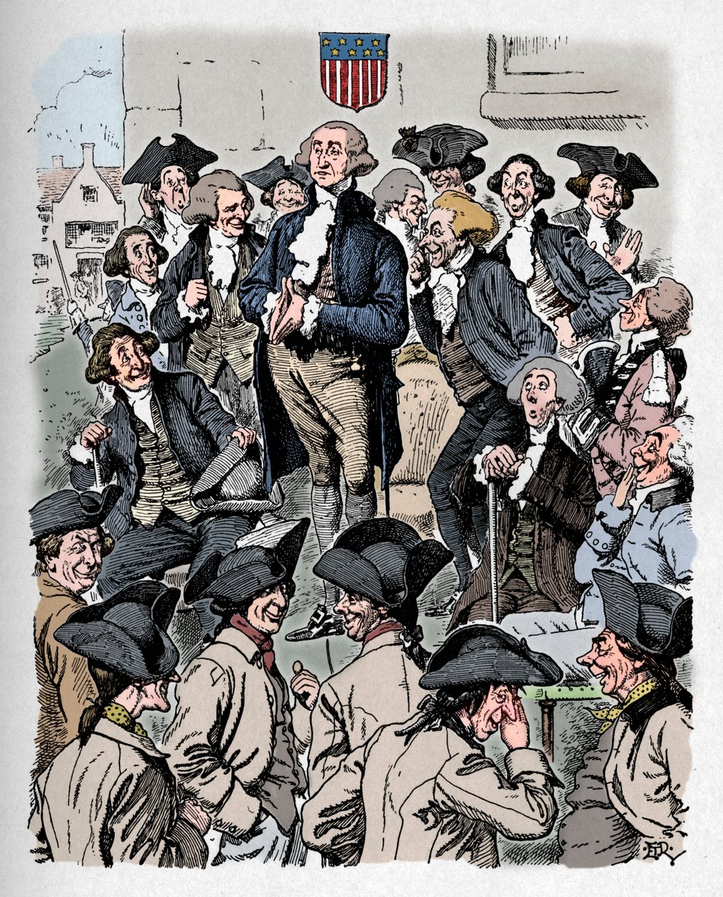 George Washington cerca di dire una bugia, c1900 da Edward Tennyson Reed
