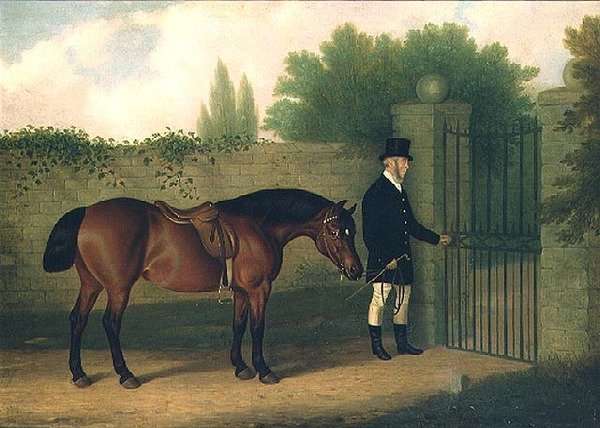 Cavallo e stalliere da Edward Tolley