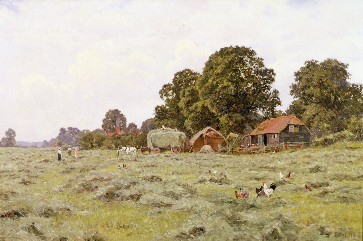 Fienagione a Fittleworth, Sussex da Edward Wilkins Waite
