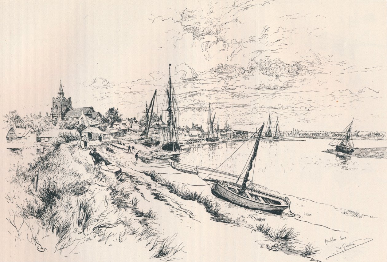 Maldon, Essex, c1879-1898, 1898 da Edward William Charlton