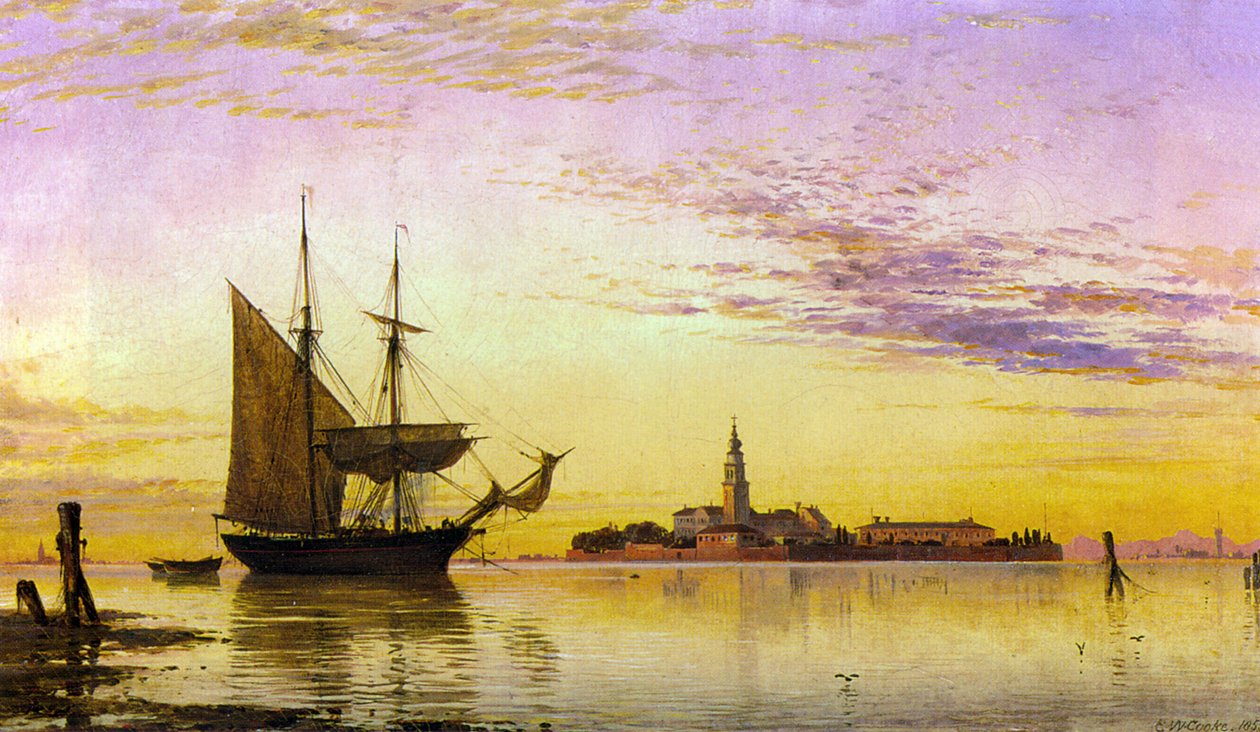 Edward William Cooke Il convento armeno, Venezia da Edward William Cooke
