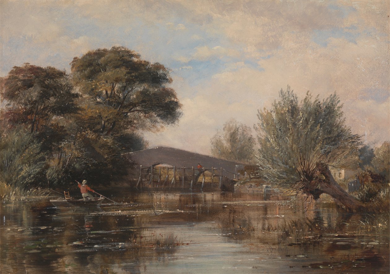Ponte di Godstow vicino a Oxford da Edward William Cooke