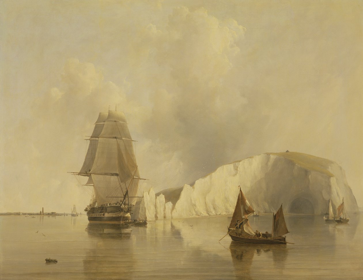 Al largo delle Needles, Isola di Wight da Edward William Cooke