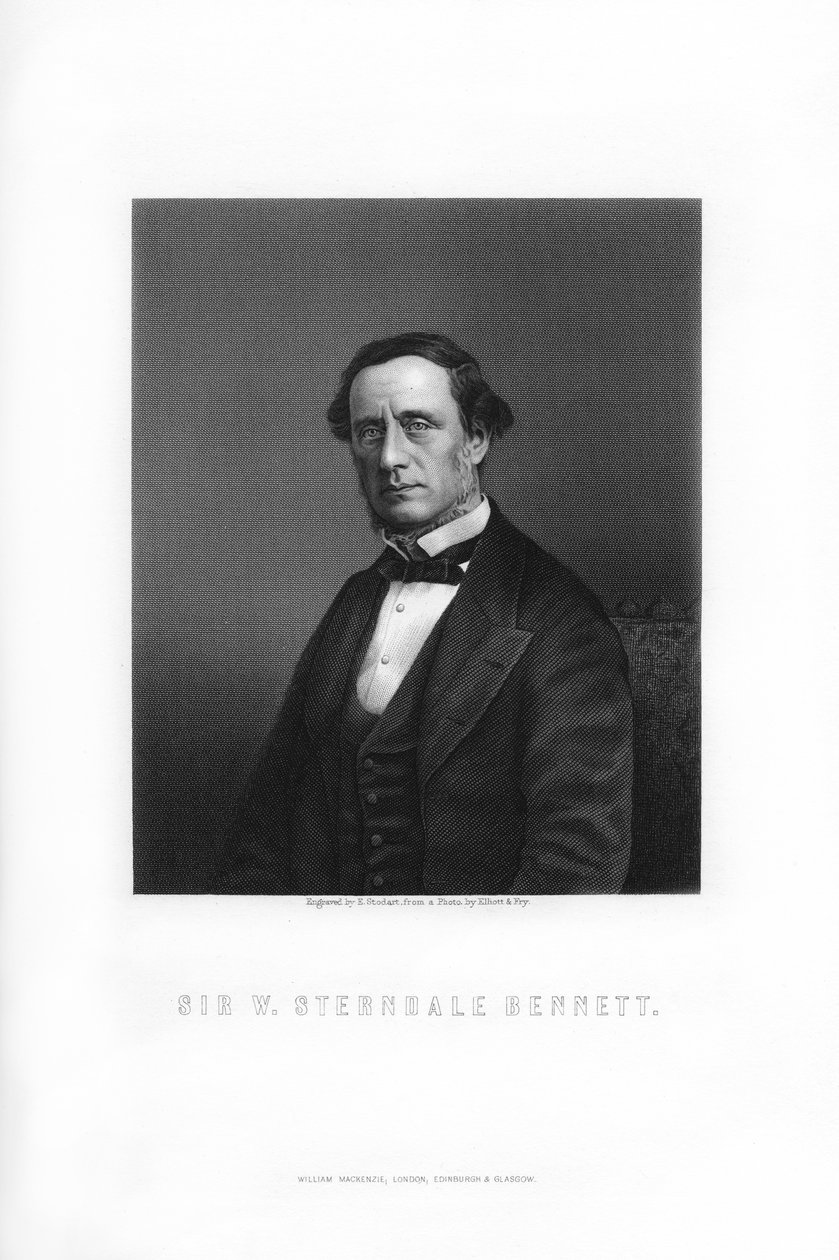 Sir William Sterndale Bennett, compositore inglese da Edward William Stodart
