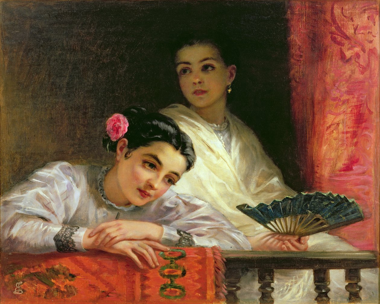 Il balcone, 1875 da Edwin Longsden Long