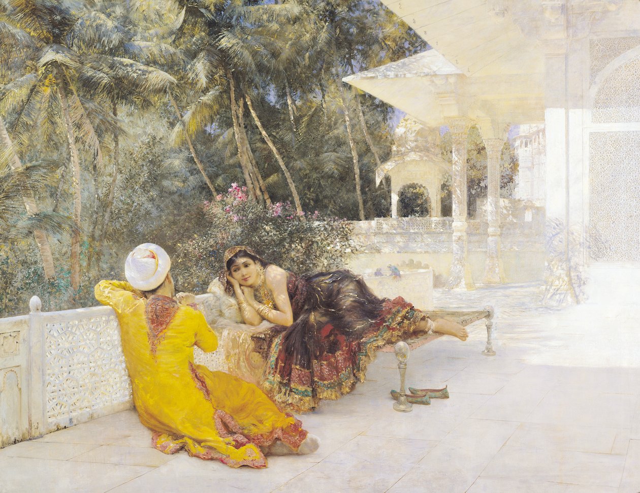 La Principessa del Bengala, c.1889 da Edwin Lord Weeks