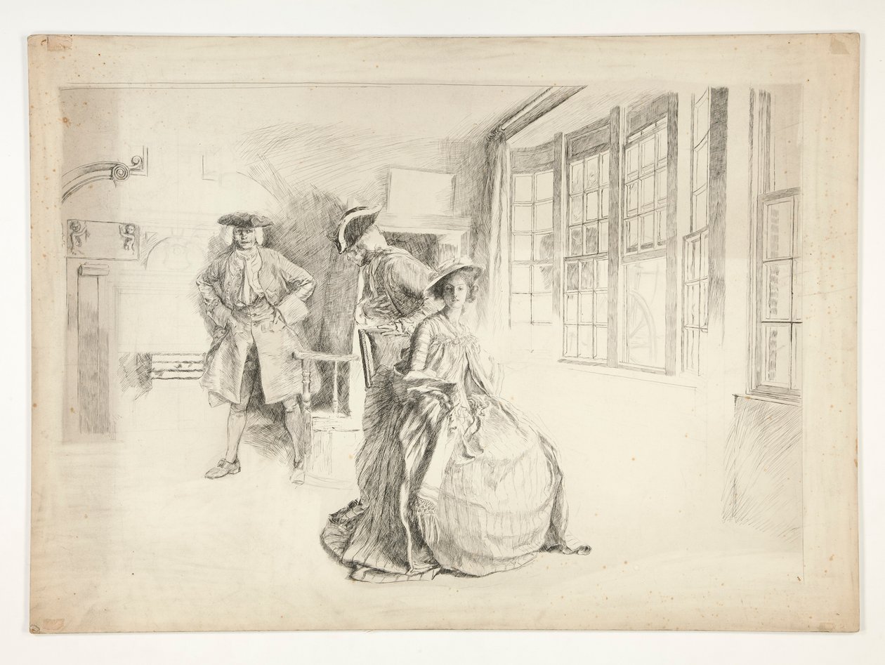 Un visitatore indesiderato da Edwin Austin Abbey