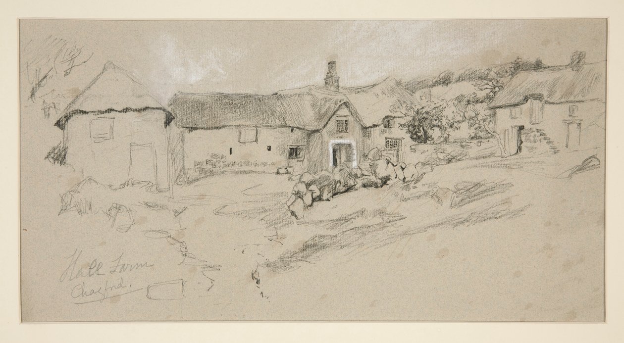 Studio architettonico: Hall Farm da Edwin Austin Abbey