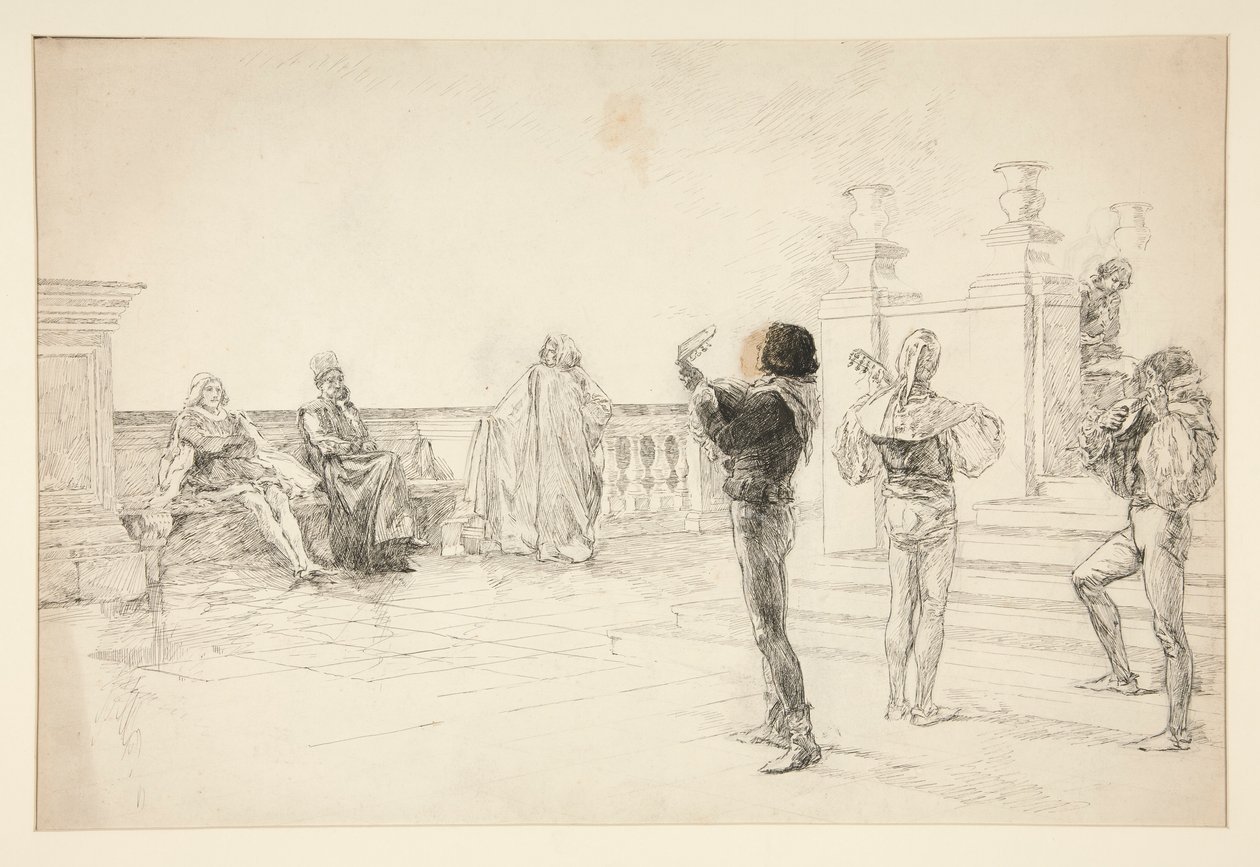 Balthazar canta da Edwin Austin Abbey