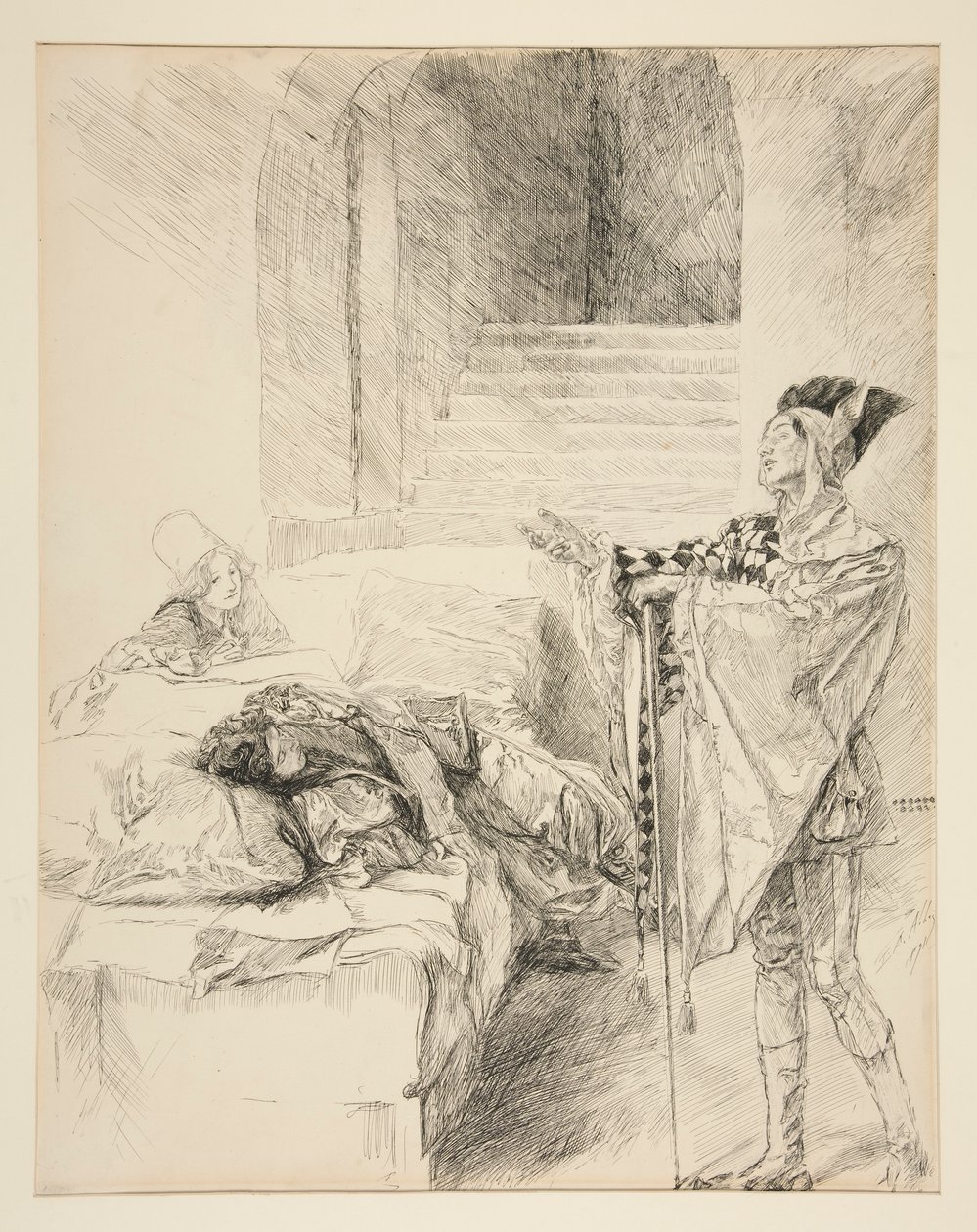 Clown da Edwin Austin Abbey
