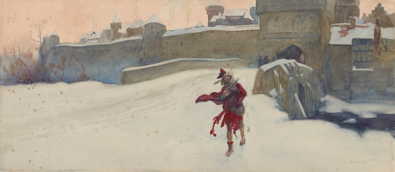 Studio di composizione per da Edwin Austin Abbey