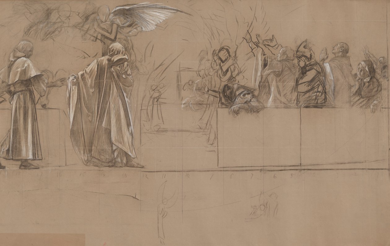 Studio di composizione da Edwin Austin Abbey
