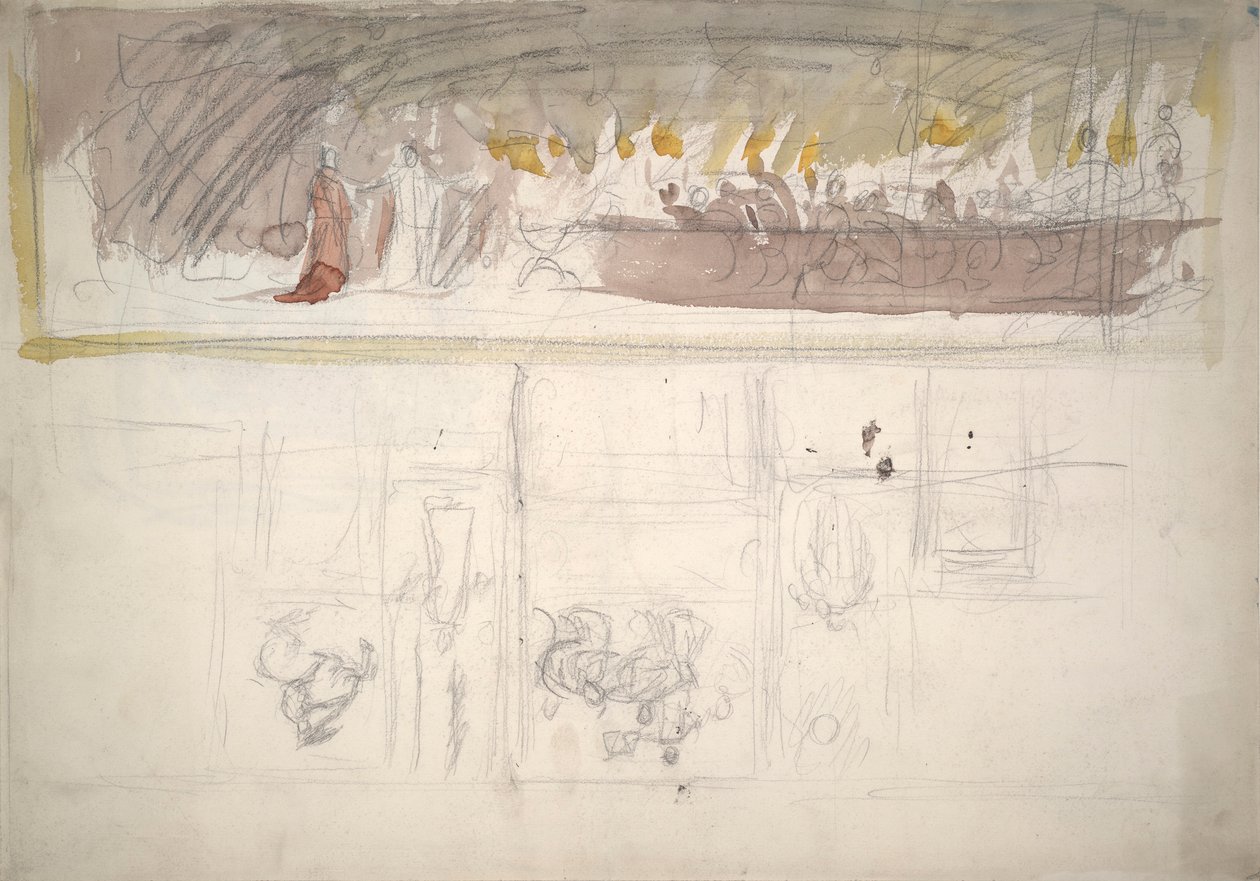 Studio di composizione da Edwin Austin Abbey