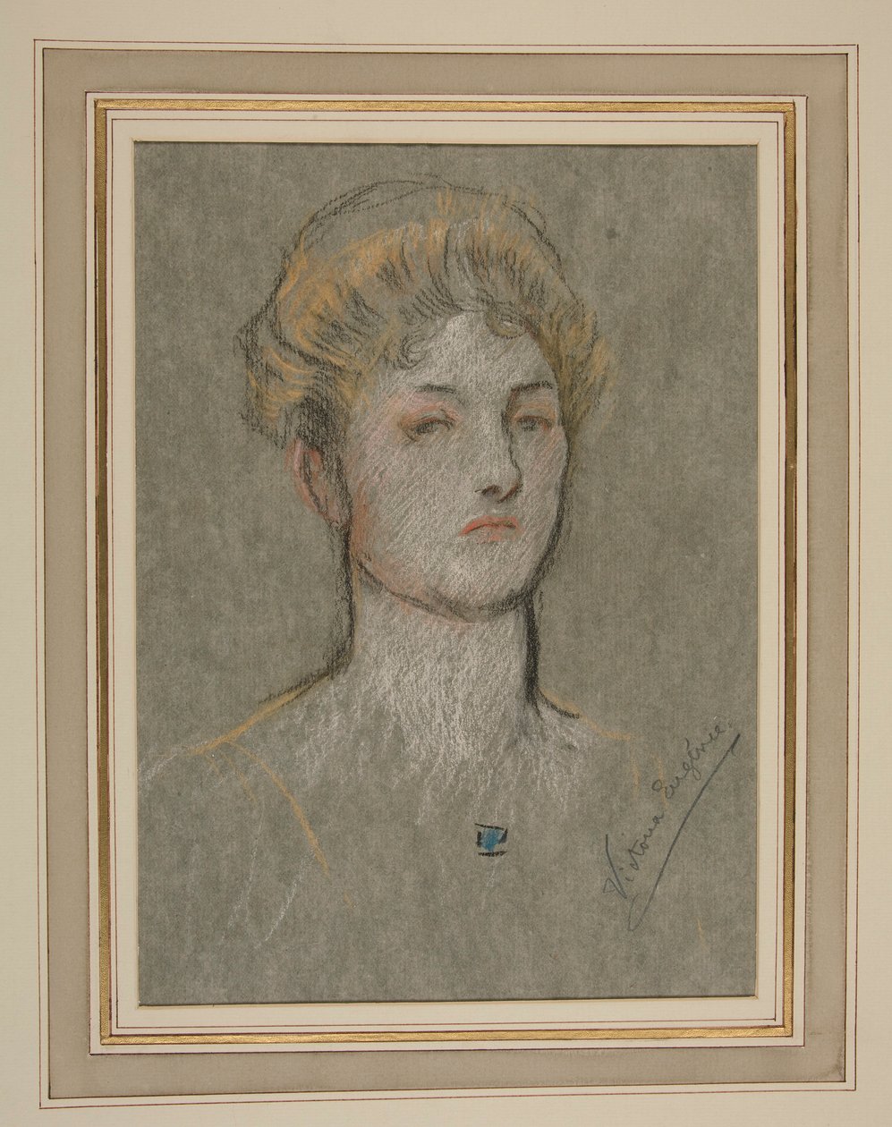 Incoronazione di Edoardo VII Ritratto: Principessa Victoria Eugenia di Battenberg da Edwin Austin Abbey