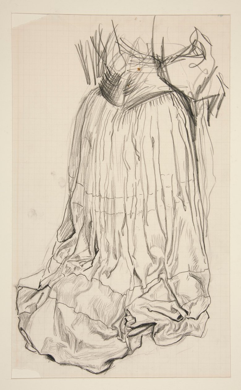 Studio di drappeggio da Edwin Austin Abbey